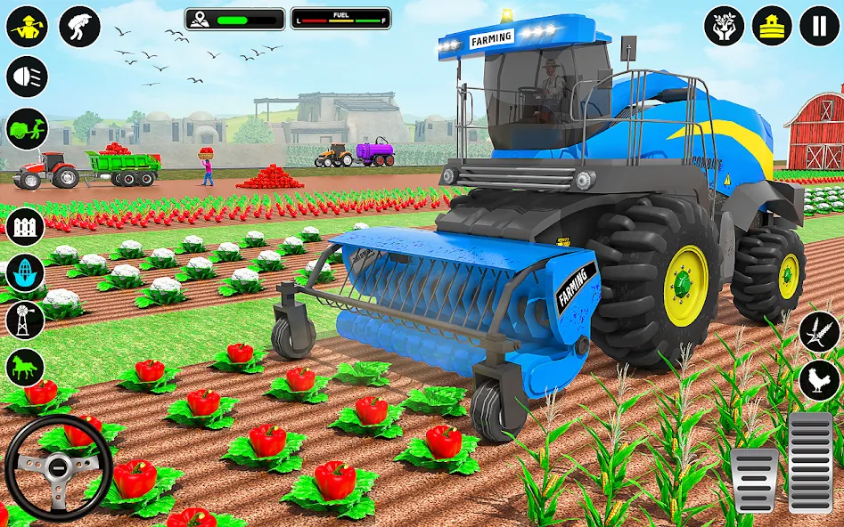 Tractor Farming: Tractor Games [MOD: безлимитные деньги и техника] (Бесплатно / APK) — скриншот 2