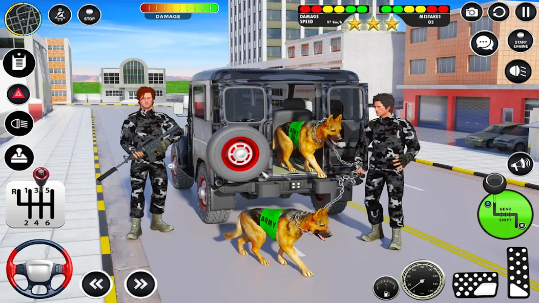Скачать Army Vehicle Transport Truck [MOD: безлимитные деньги и топливо] — скриншот 4