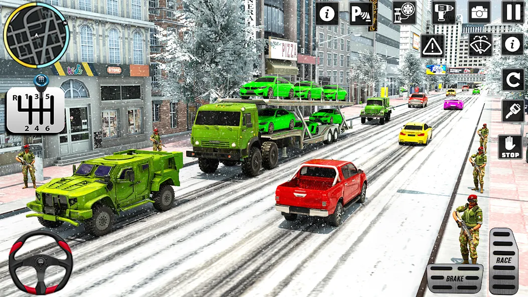 US Army Games Truck Transport [MOD: безлимитные деньги и топливо] последняя версия — скриншот 5
