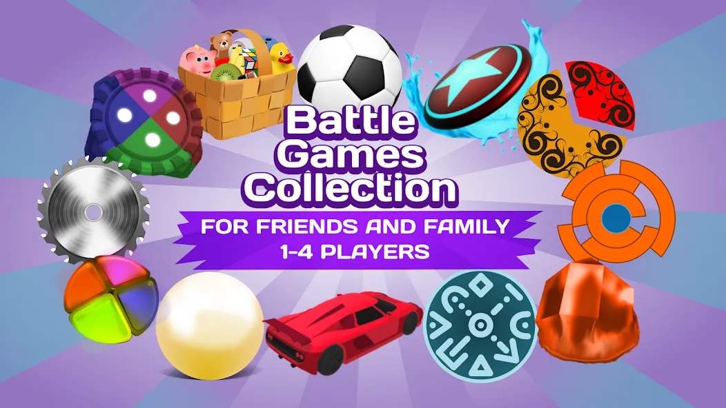 4 Player Games [MOD: много игроков и все режимы открыты] (Бесплатно / APK) — скриншот 1