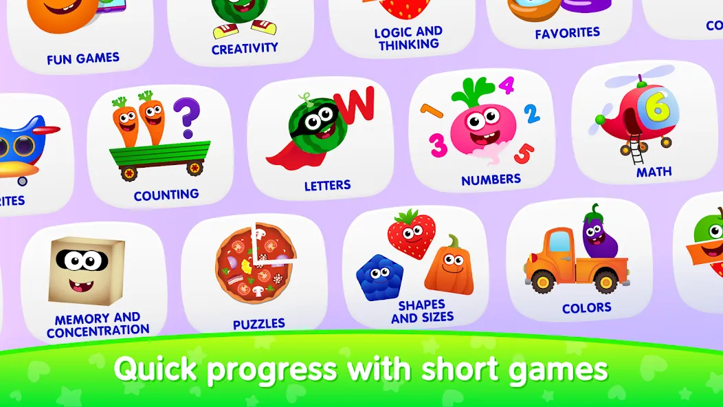 Educational games for kids 2-4 [MOD: разблокированы все игры и уровни] — Скачать бесплатно (APK) — скриншот 1