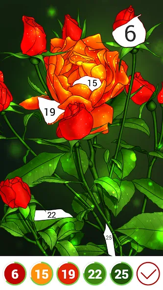 Взломанная Hola Color--Coloring by Number [MOD: без рекламы и все раскраски открыты] на Андроид — скриншот 4