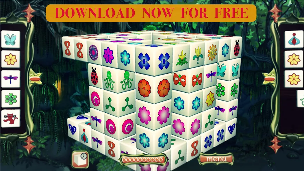 Скачать FAIRY MAHJONG - 3D Majong [MOD: много денег и подсказок] на телефон — скриншот 5