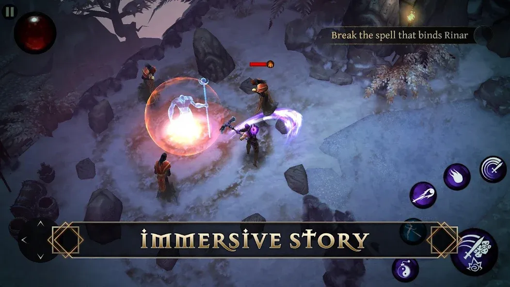 BladeBound: RPG Adventure Game [MOD: безлимитные деньги и алмазы] — Скачать бесплатно (APK) — скриншот 1