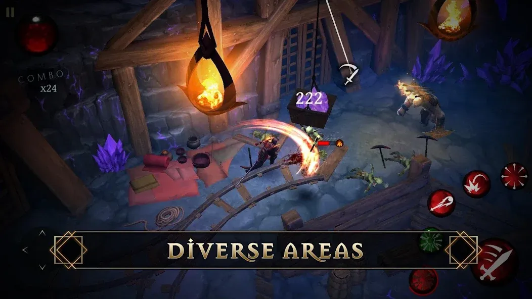 BladeBound: RPG Adventure Game [MOD: безлимитные деньги и алмазы] — Скачать бесплатно (APK) — скриншот 2