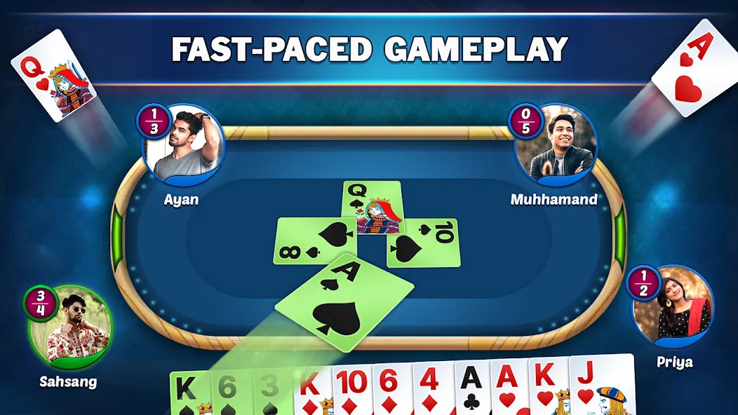 Callbreak Star - Card Game [MOD: безлимитные монеты и все режимы] — Скачать бесплатно (APK) — скриншот 4