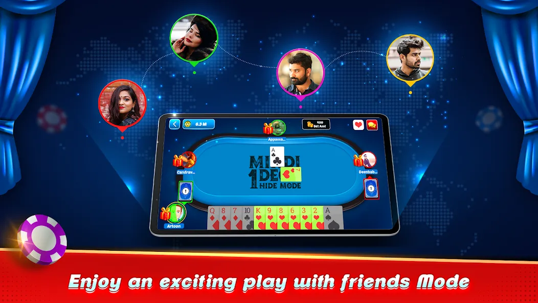 Взломанная Mindi - Play Ludo & More Games [MOD: без рекламы и все игры открыты] на Андроид — скриншот 2