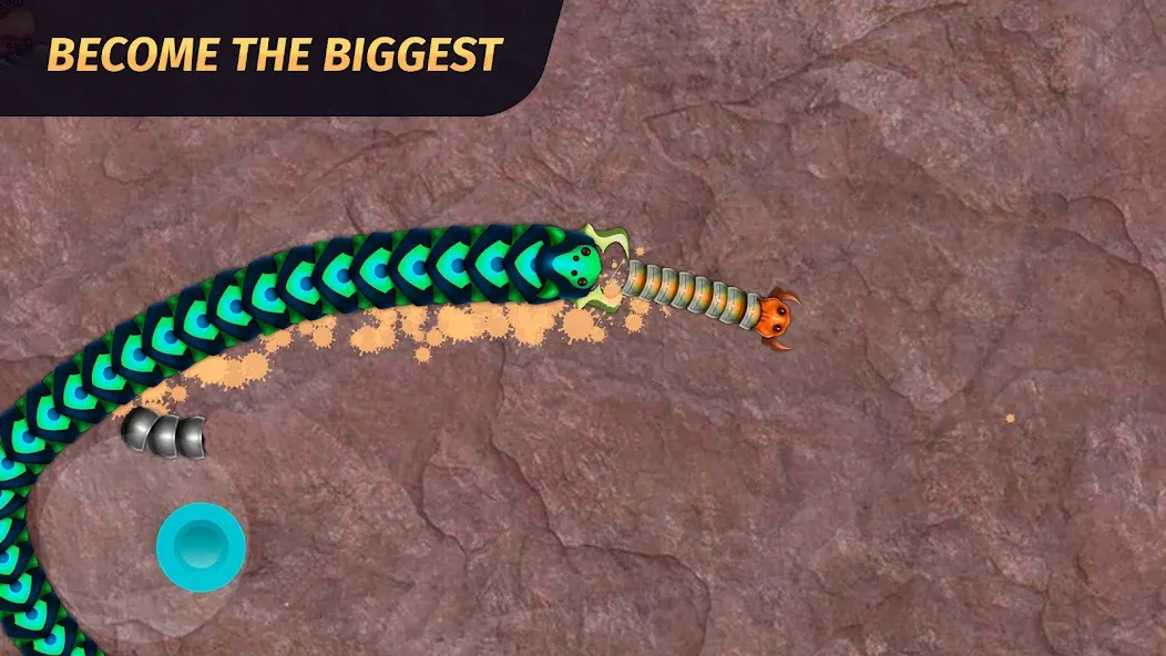 Скачать взлом Worm.io - Gusanos Battle [MOD: безлимитные монеты и ускорение червя] — скриншот 4