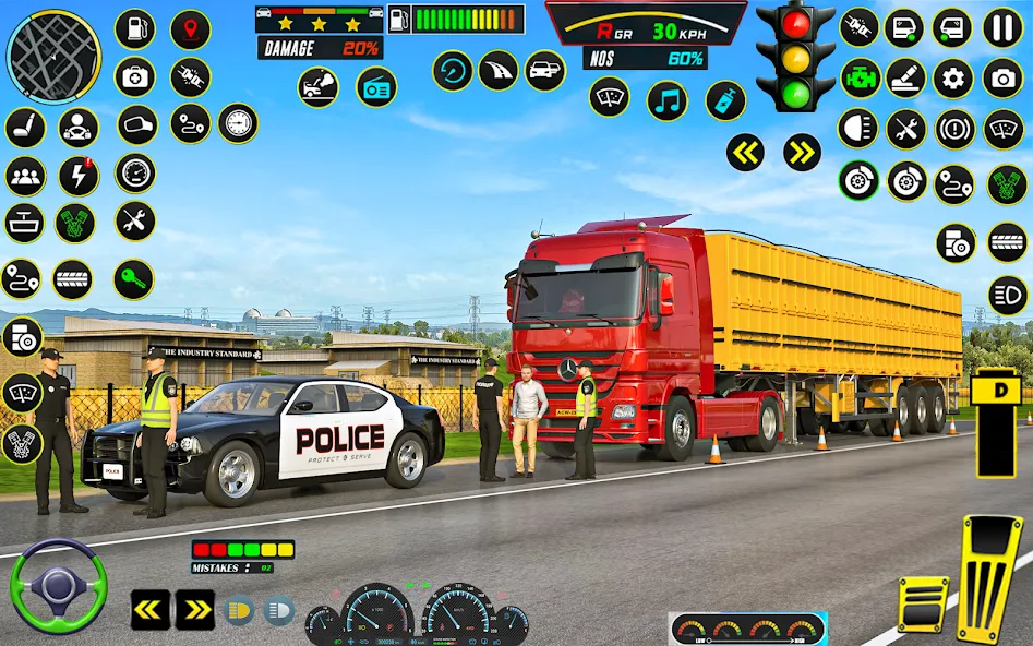 US Truck Simulator Game 2022 [MOD: безлимитные деньги и топливо] на Андроид — скриншот 3