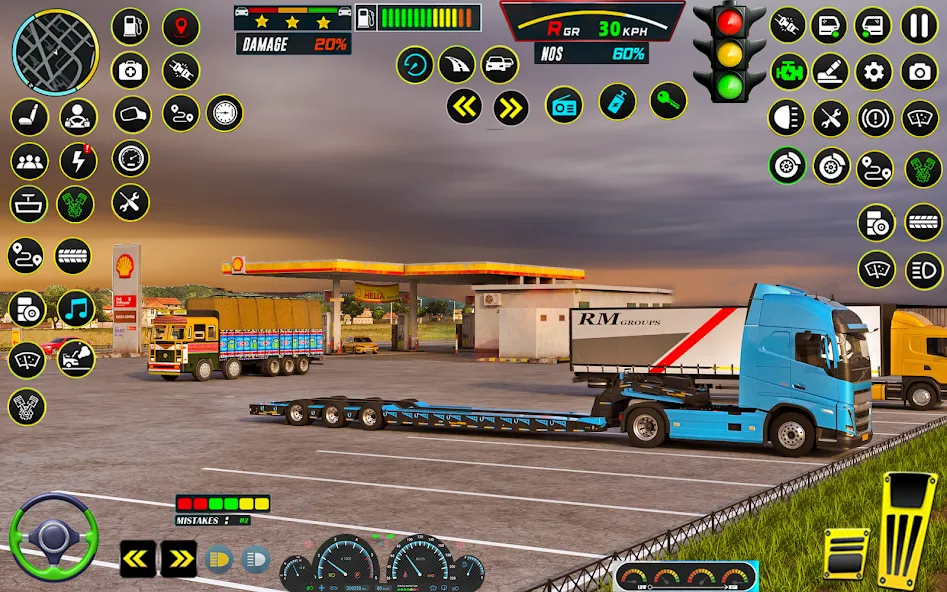 US Truck Simulator Game 2022 [MOD: безлимитные деньги и топливо] на Андроид — скриншот 4