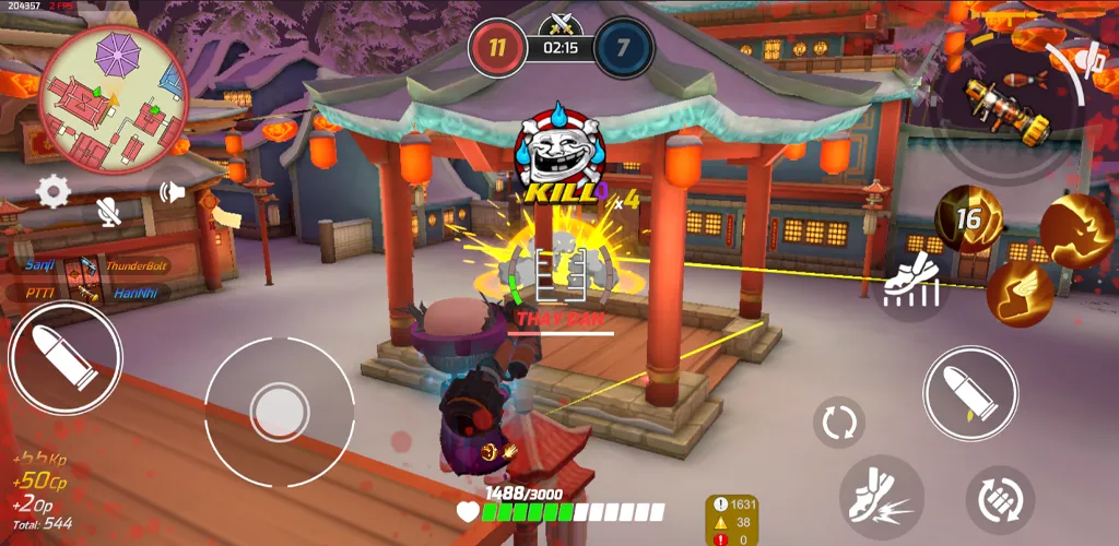 Скачать As Legends: 5v5 Chibi TPS Game [MOD: безлимитные ресурсы и открытые герои] — скриншот 4