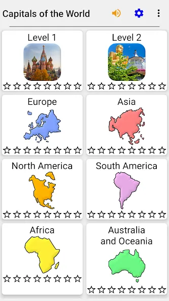 Capitals of the World - Quiz [MOD: все столицы разблокированы] — Скачать бесплатно (APK) — скриншот 3