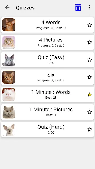 Скачать Cats Quiz Guess Popular Breeds [MOD: открыты все породы и подсказки] — скриншот 5