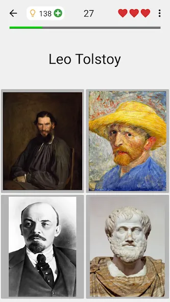 Скачать взлом Famous People - History Quiz [MOD: открыты все уровни и подсказки] — скриншот 1