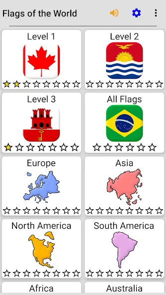 Скачать Flags of All World Countries [MOD: все флаги и страны открыты] на телефон — скриншот 4