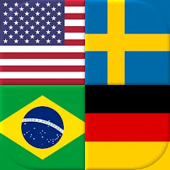 Скачать Flags of All World Countries [MOD: все флаги и страны открыты] на телефон