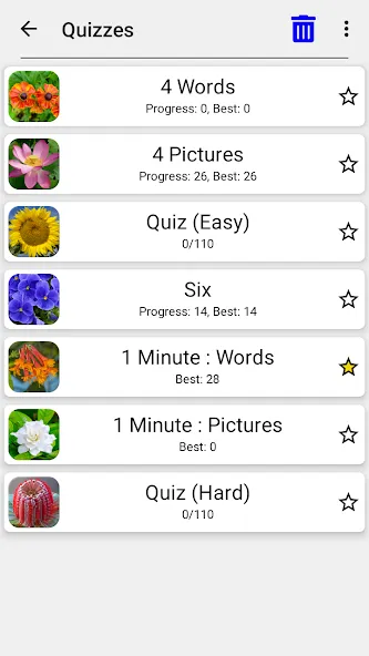 Flowers Quiz - Identify Plants [MOD: все растения разблокированы] — Скачать бесплатно (APK) — скриншот 5