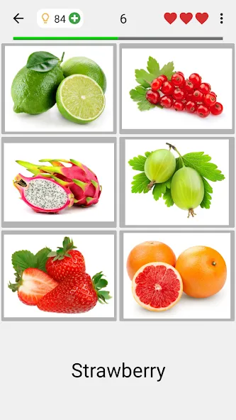 Fruit and Vegetables - Quiz [MOD: открыты все уровни и подсказки] (Бесплатно / APK) — скриншот 2
