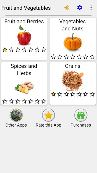 Fruit and Vegetables - Quiz [MOD: открыты все уровни и подсказки] (Бесплатно / APK) — скриншот 3