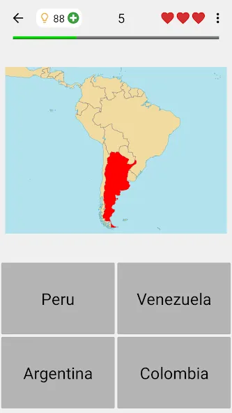 Скачать взлом Maps of All Countries Geo-Quiz [MOD: открыты все страны и режимы] — скриншот 5