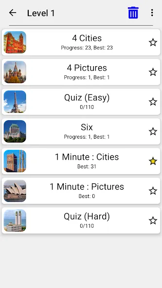 Скачать Cities of the World Photo-Quiz [MOD: без рекламы и все уровни открыты] — скриншот 5