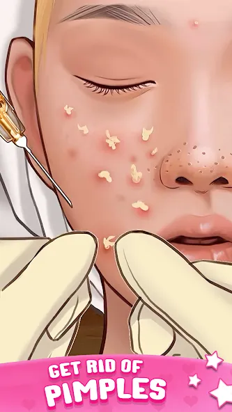 Скачать ASMR Doctor Game: Makeup Salon [MOD: безлимитные деньги и открыты все уровни] — скриншот 3