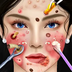 Скачать ASMR Doctor Game: Makeup Salon [MOD: безлимитные деньги и открыты все уровни]