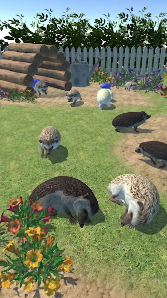 Hedgehog Friends [MOD: много монет и открыты все уровни] на Андроид — скриншот 1