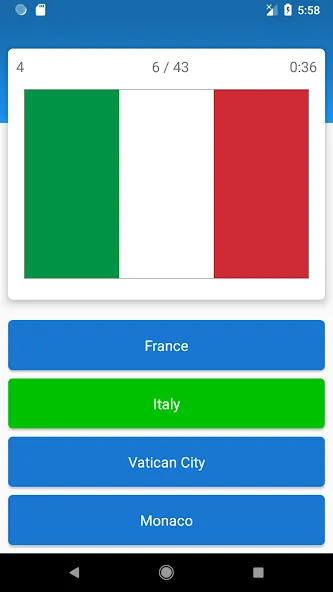 Guess the country! - Quiz [MOD: открыты все страны и уровни] (Бесплатно / APK) — скриншот 1