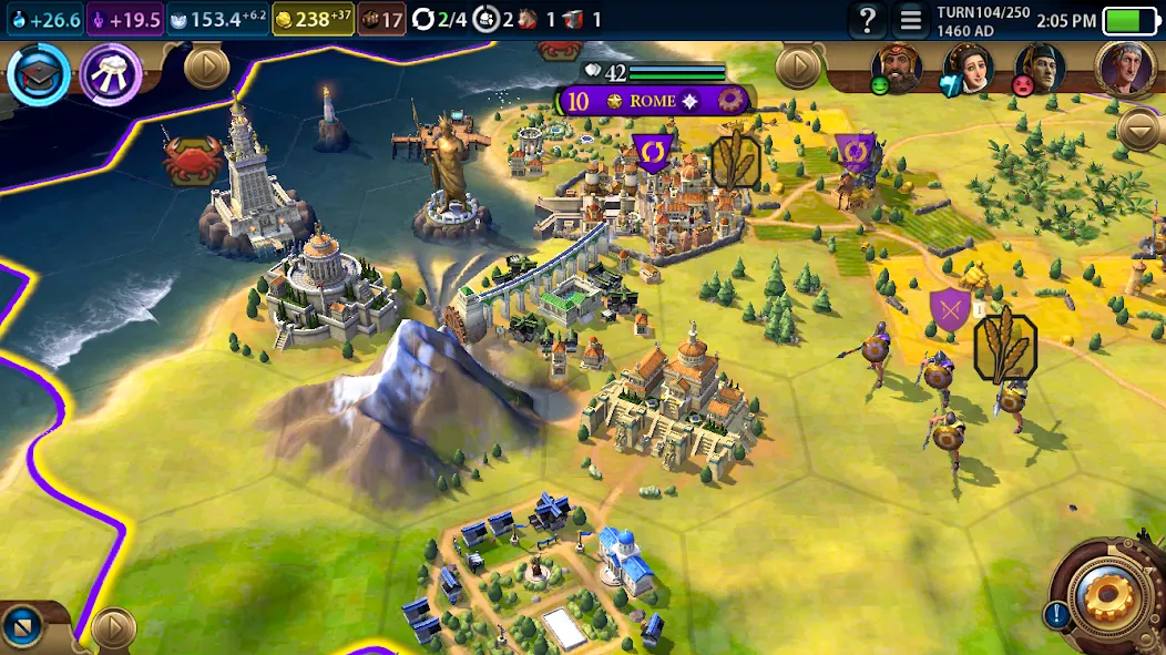 Civilization VI - Build A City [MOD: безлимитные ресурсы и ускоренное строительство] на Андроид — скриншот 1