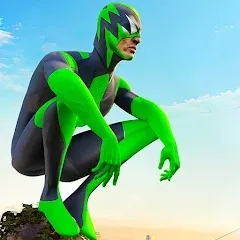 Rope Frog Ninja Hero Car Vegas [MOD: безлимитные деньги и оружие] на Андроид