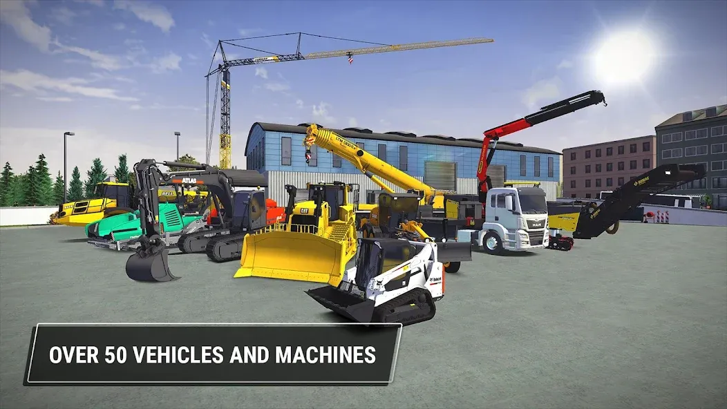 Скачать взлом Construction Simulator 3 Lite [MOD: безлимитные деньги и топливо] — скриншот 1