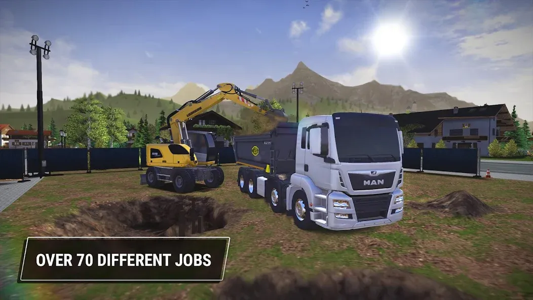 Скачать взлом Construction Simulator 3 Lite [MOD: безлимитные деньги и топливо] — скриншот 5