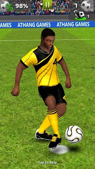 Скачать Football Game On [MOD: без рекламы и всё открыто] на телефон — скриншот 1