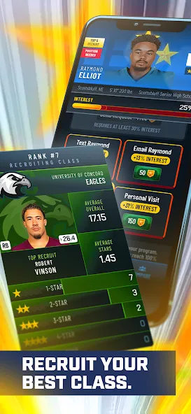 The Program: College Football [MOD: безлимитные деньги и энергия] — Скачать бесплатно (APK) — скриншот 4