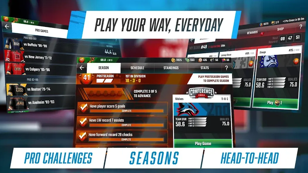 Скачать Franchise Hockey 2024 [MOD: безлимитные деньги и ресурсы] — скриншот 5