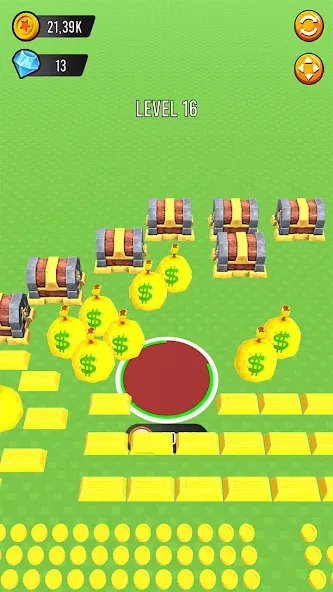 Скачать взлом Fruit hole: Black hole [MOD: безлимитные деньги и усиленные бонусы] — скриншот 5