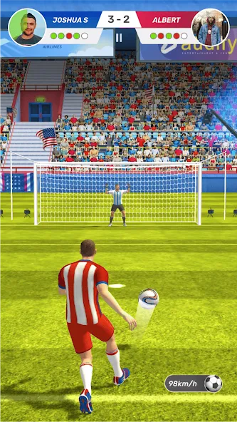 Скачать Football World - Real People [MOD: безлимитные монеты и энергия] — скриншот 2