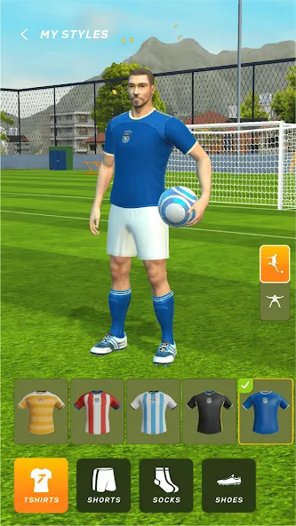 Скачать Football World - Real People [MOD: безлимитные монеты и энергия] — скриншот 5