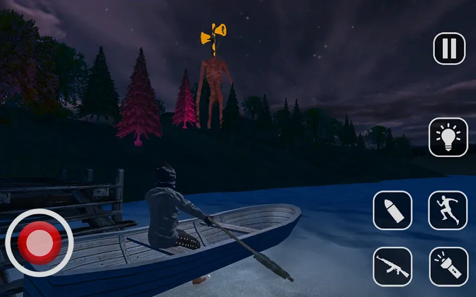 Скачать Siren Head : Hunt in Forest [MOD: безлимитные патроны и здоровье] на телефон — скриншот 2