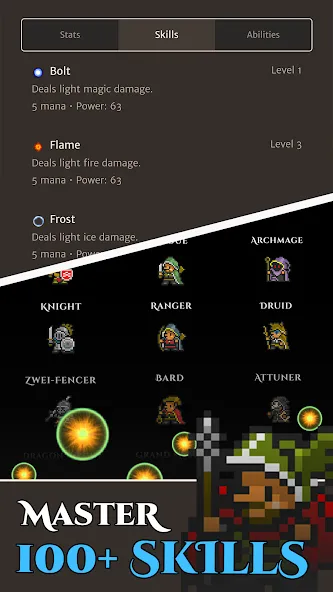 Скачать Hero of Aethric [MOD: бесконечная энергия и мощное снаряжение] — скриншот 4