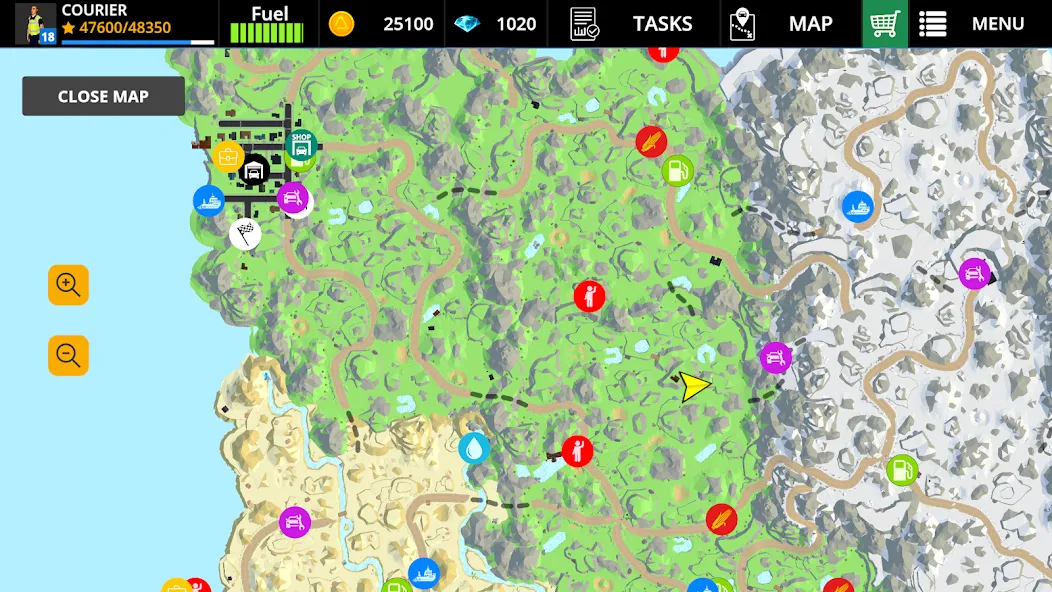Скачать Driving Zone: Offroad Lite [MOD: безлимитные деньги и открыты все машины] — скриншот 4