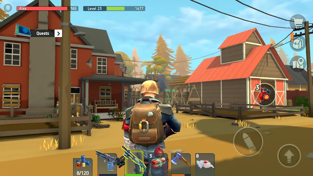TEGRA: Zombie survival island [MOD: безлимитные ресурсы и оружие] — Скачать бесплатно (APK) — скриншот 3