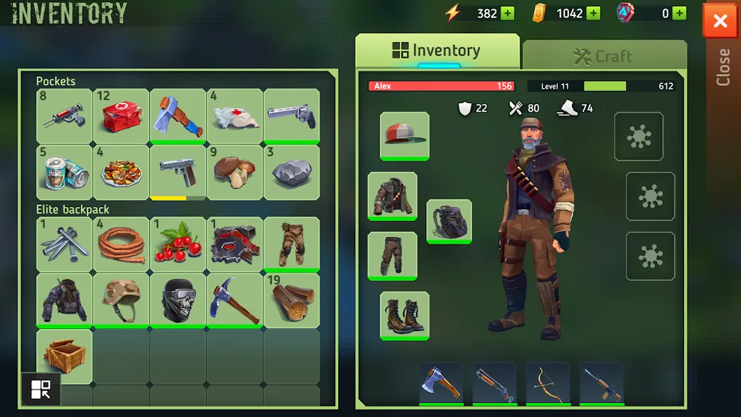 TEGRA: Zombie survival island [MOD: безлимитные ресурсы и оружие] — Скачать бесплатно (APK) — скриншот 5