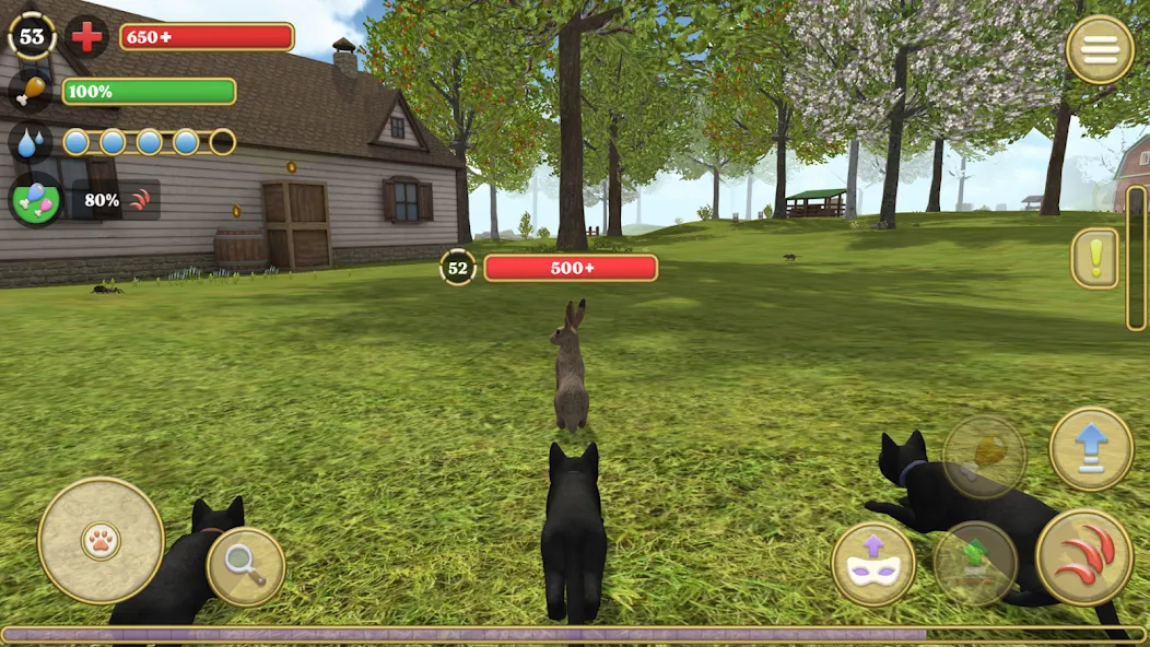 Скачать Cat Simulator : Kitties Family [MOD: много котят и безлимитные монеты] на телефон — скриншот 2