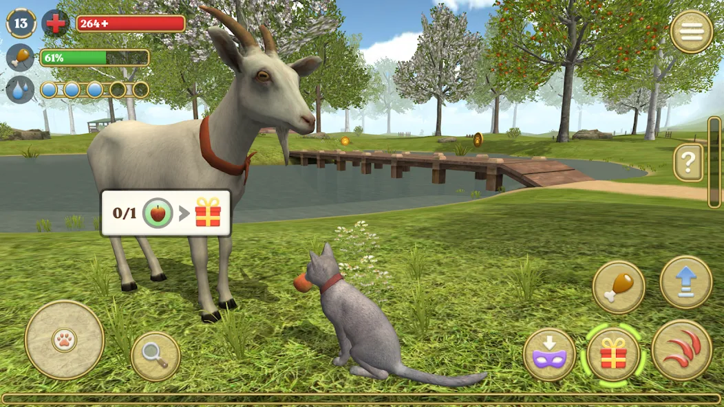 Скачать Cat Simulator : Kitties Family [MOD: много котят и безлимитные монеты] на телефон — скриншот 3