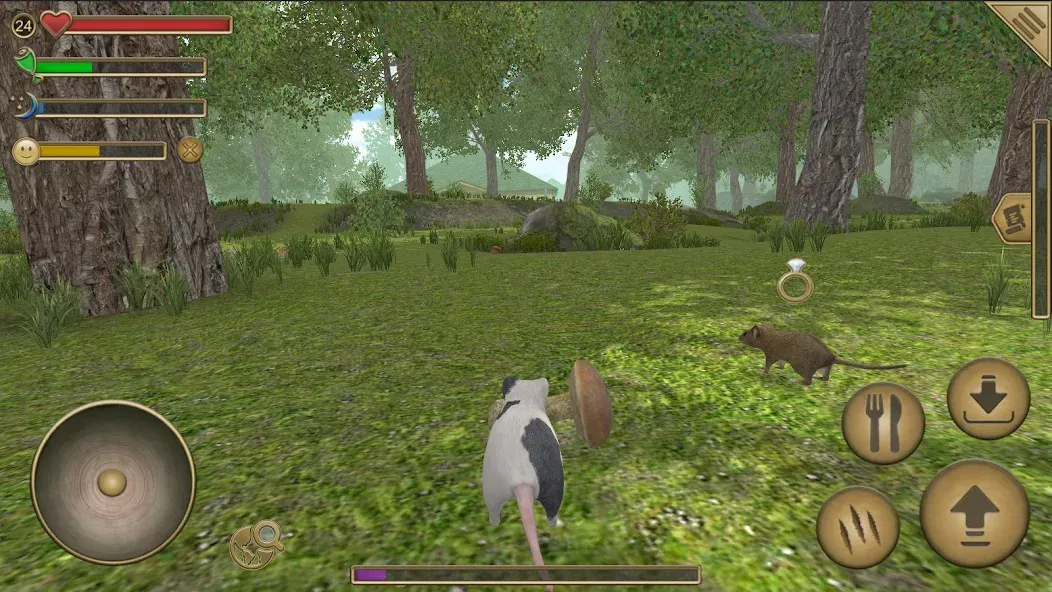 Mouse Simulator : Forest Home [MOD: без рекламы и много ресурсов] на Андроид — скриншот 1