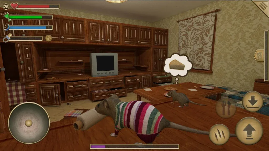 Mouse Simulator : Forest Home [MOD: без рекламы и много ресурсов] на Андроид — скриншот 2