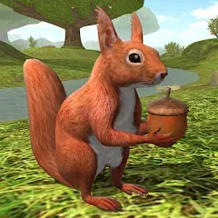 Скачать Squirrel Simulator 2 : Online [MOD: много орехов и открыты все уровни] на телефон