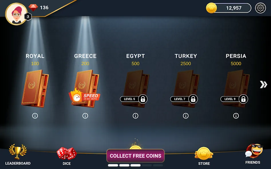 Backgammon Champs - Board Game [MOD: безлимитные монеты и все режимы открыты] (Бесплатно / APK) — скриншот 5